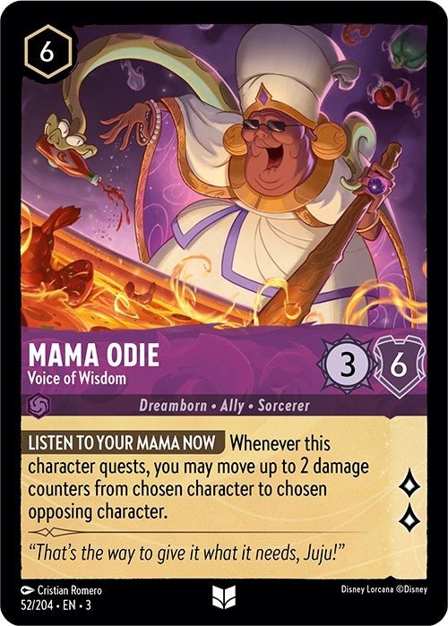 Disney Lorcana - Mama Odie - Voice of Wisdom (52/204) (Into the Inklands)
