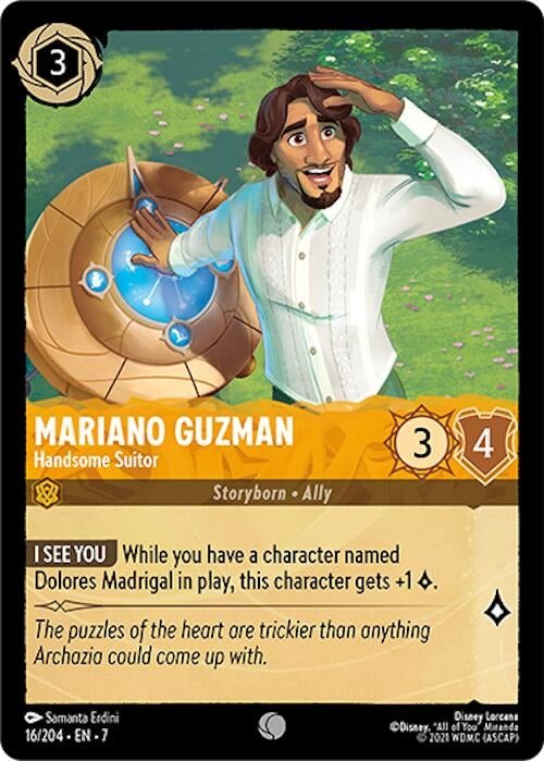 Disney Lorcana - Mariano Guzman - Handsome Suitor (16/204) (Archazia's Island)