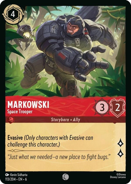 Disney Lorcana - Markowski - Space Trooper (113/204) (Azurite Sea)
