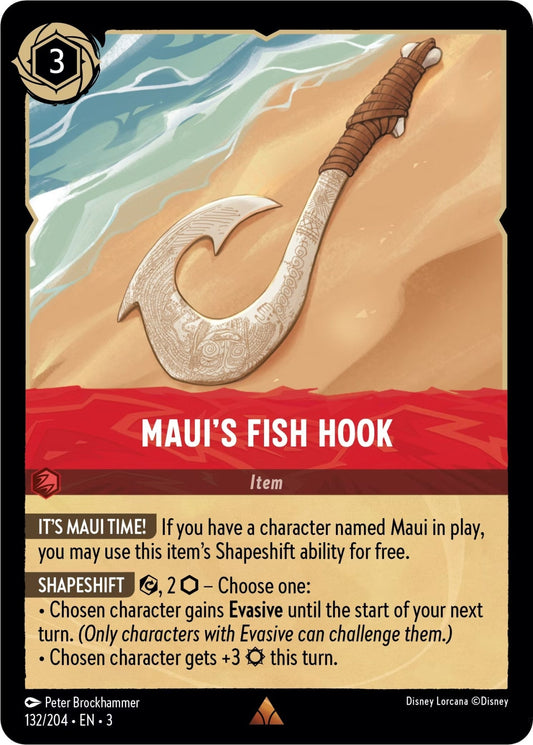 Disney Lorcana - Maui's Fish Hook (132/204) (Into the Inklands)