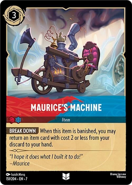 Disney Lorcana - Maurice's Machine (151/204) (Archazia's Island)