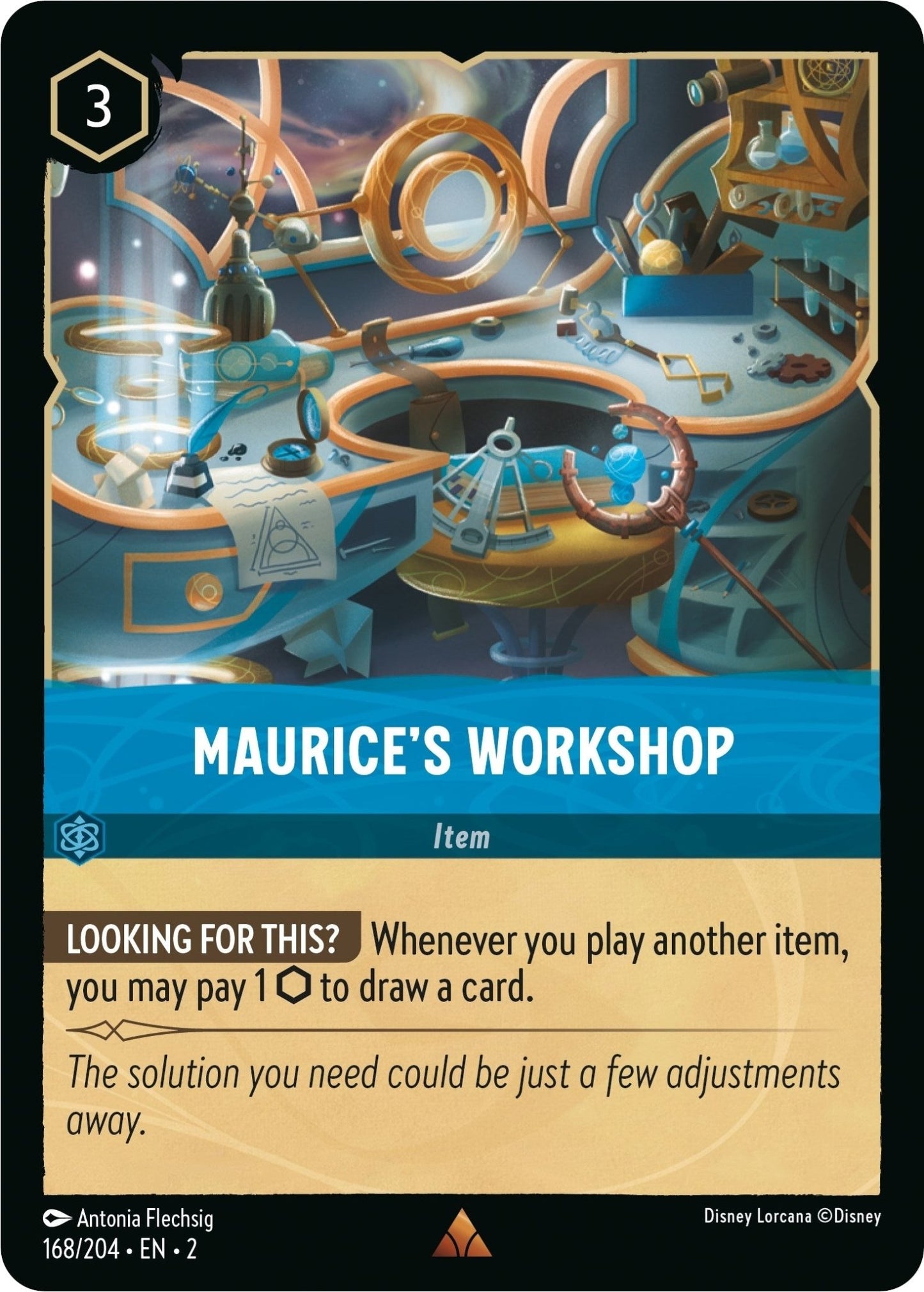 Disney Lorcana - Maurice's Workshop (168/204) (Rise of the Floodborn)