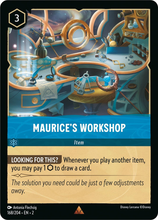 Disney Lorcana - Maurice's Workshop (168/204) (Rise of the Floodborn)