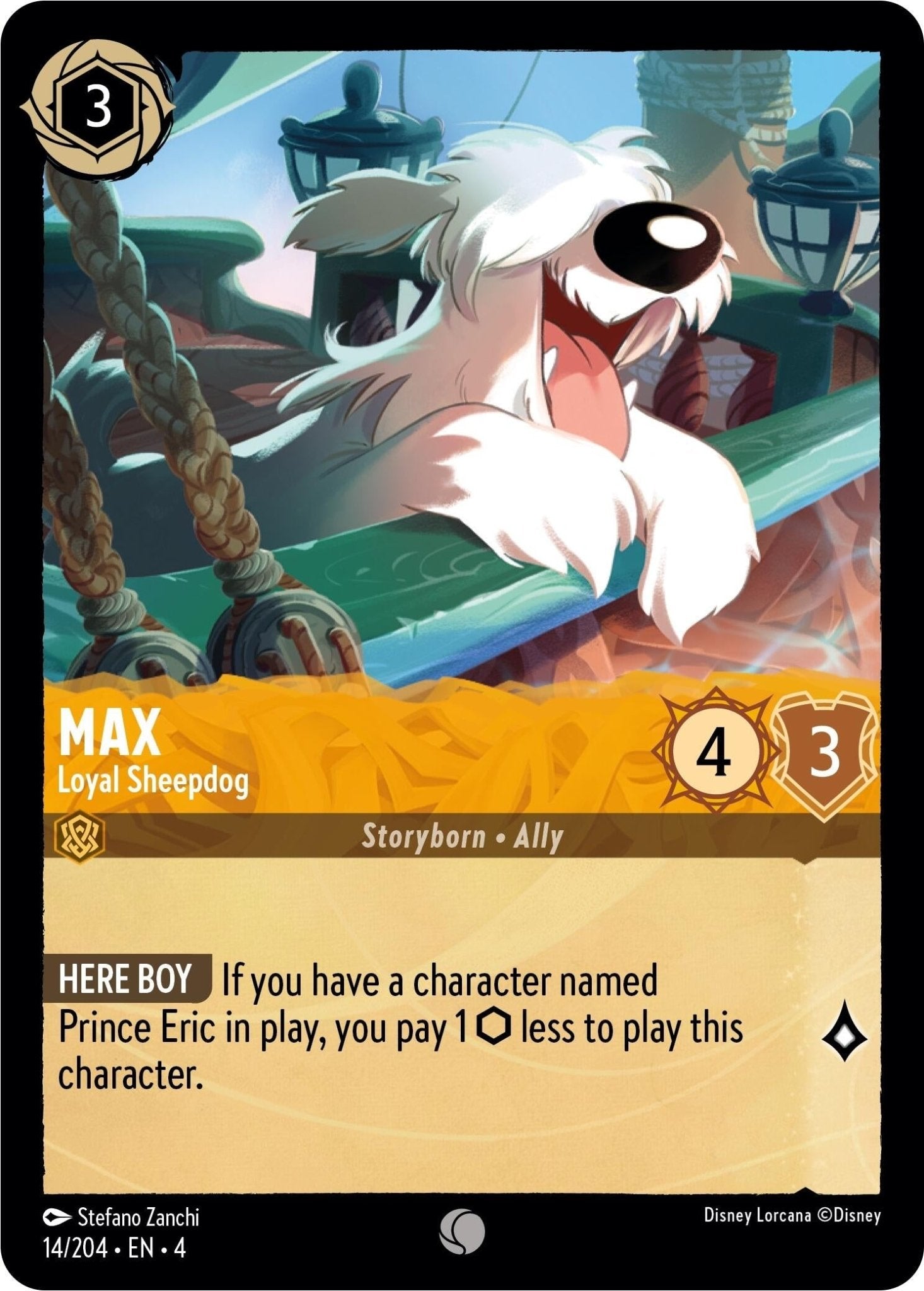 Disney Lorcana - Max - Loyal Sheepdog (14/204) (Ursula's Return)