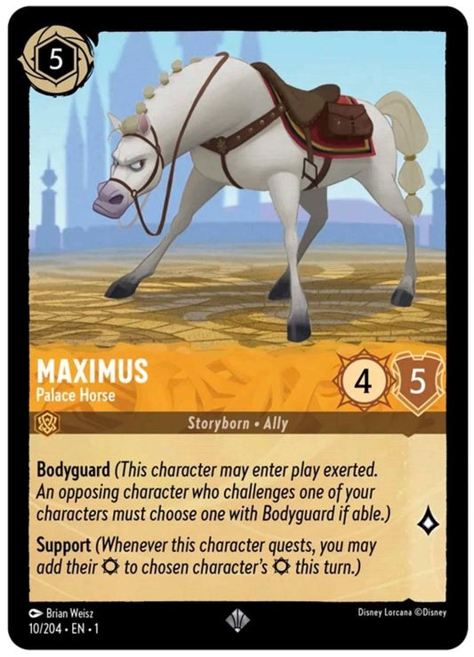 Disney Lorcana - Maximus - Palace Horse (10/204) (The First Chapter)