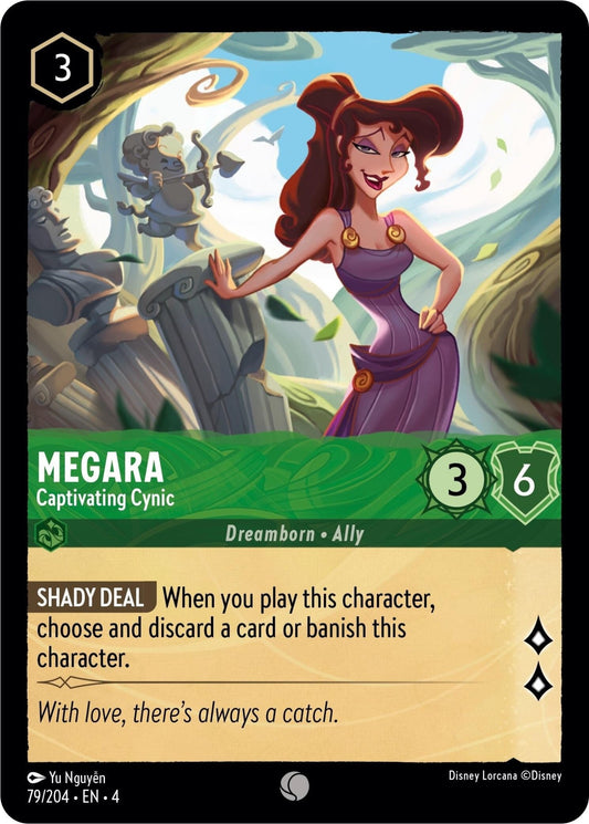 Disney Lorcana - Megara - Captivating Cynic (79/204) (Ursula's Return)