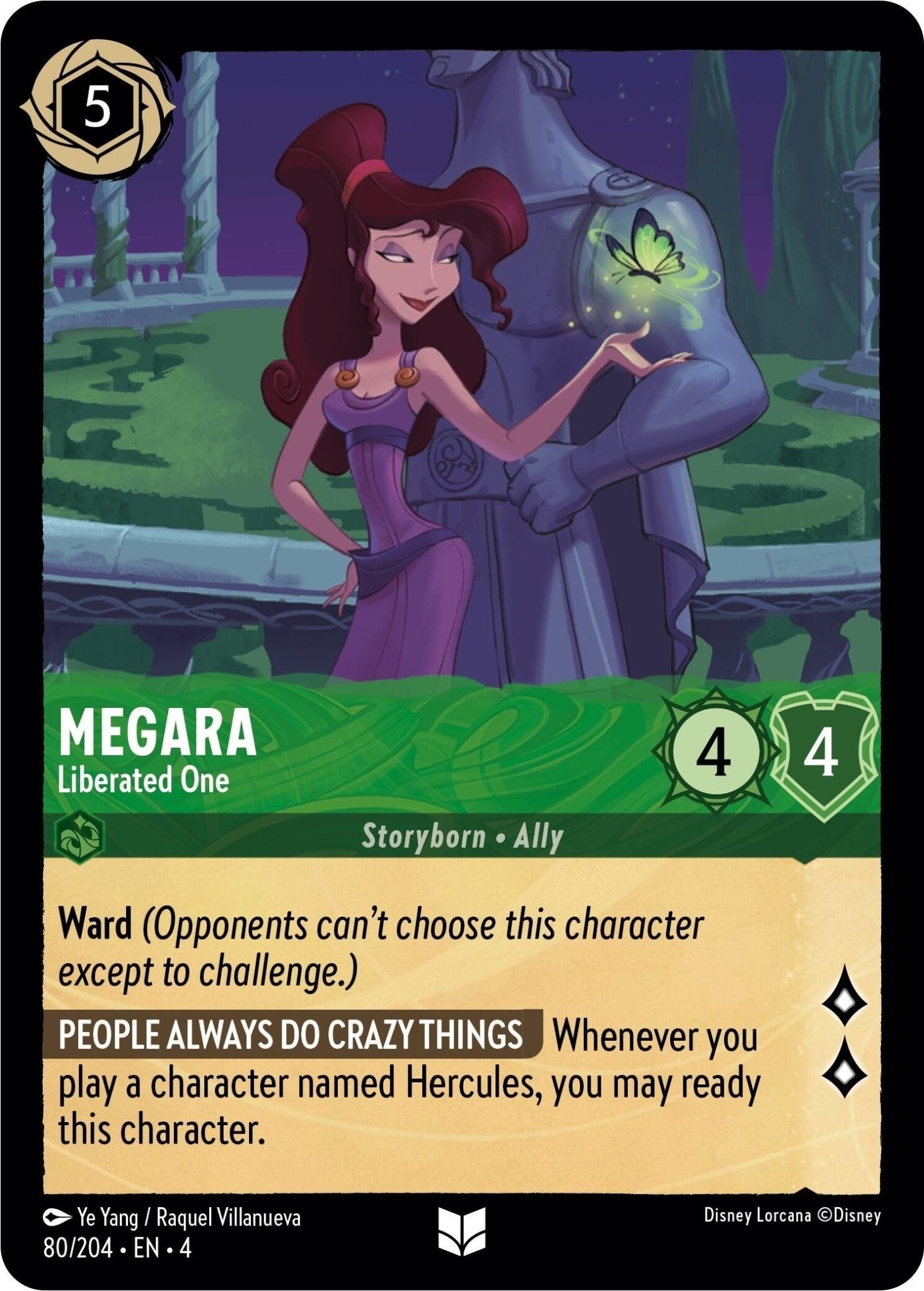 Disney Lorcana - Megara - Liberated One (80/204) (Ursula's Return)