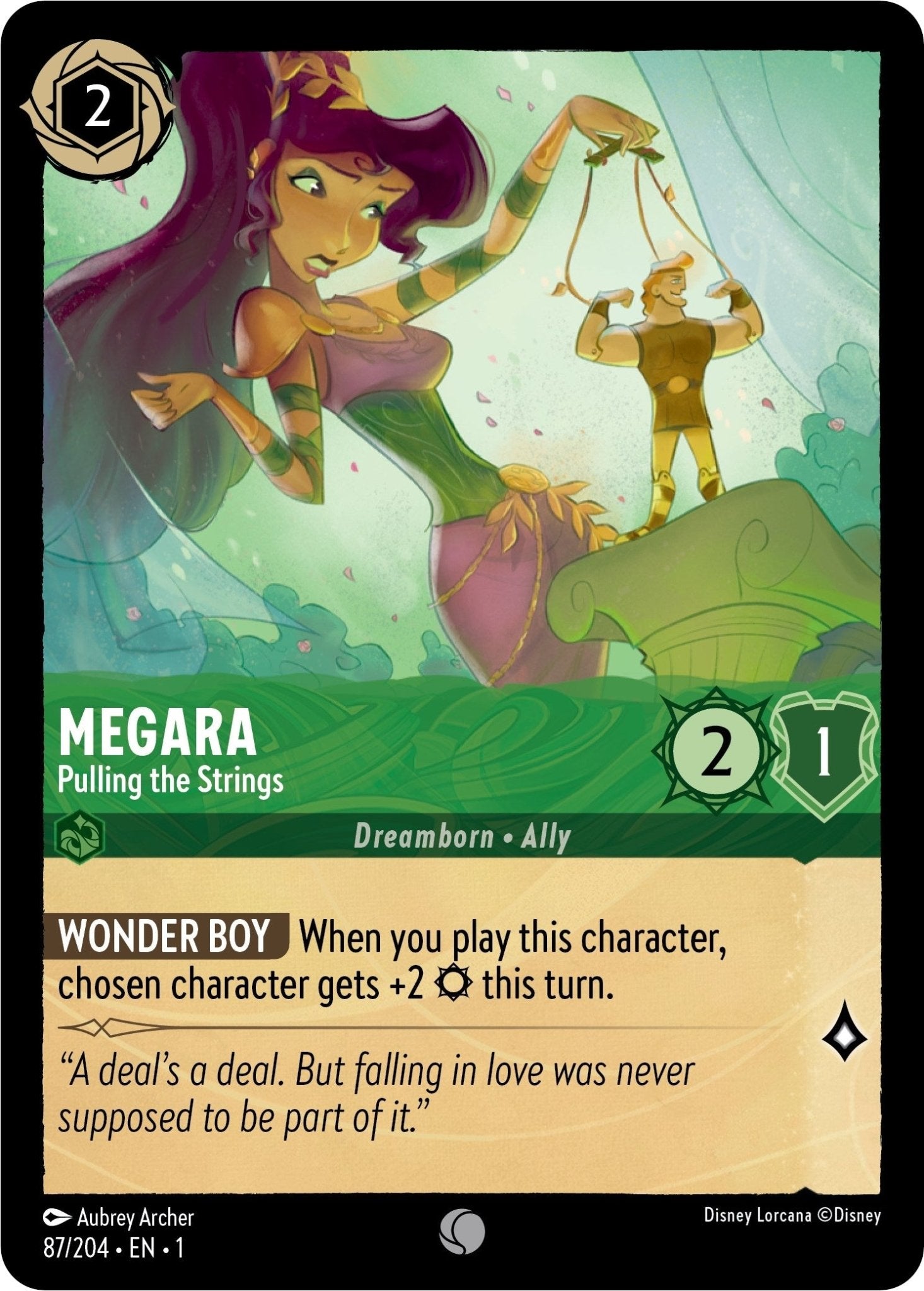 Disney Lorcana - Megara - Pulling the Strings (87/204) (The First Chapter)