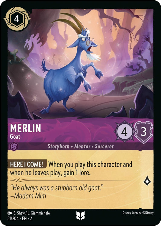 Disney Lorcana - Merlin - Goat (51/204) (Rise of the Floodborn)