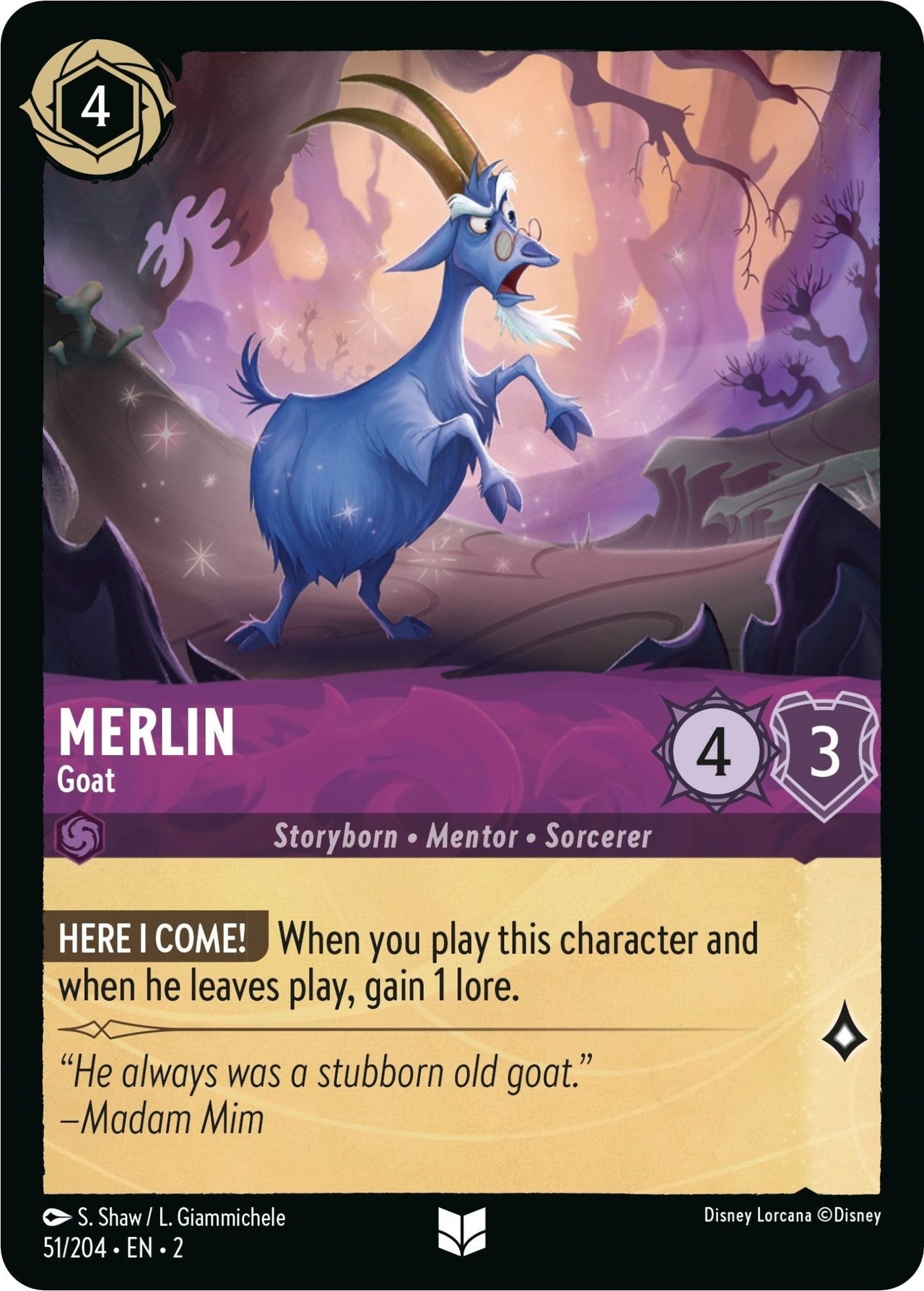 Merlin - Goat (51/204) (Rise of the Floodborn) by LAB7 Malta, Europe