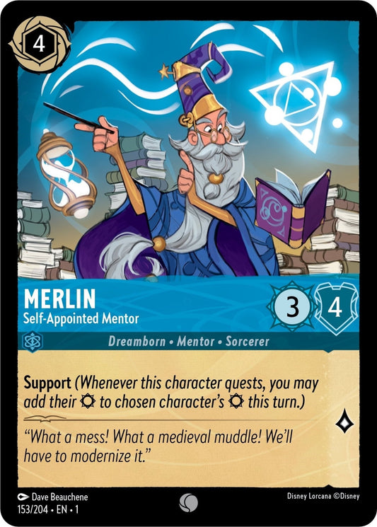 Disney Lorcana - Merlin - Self - Appointed Mentor (153/204) (The First Chapter)