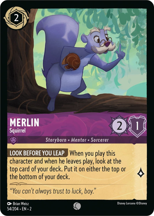 Disney Lorcana - Merlin - Squirrel (54/204) (Rise of the Floodborn)
