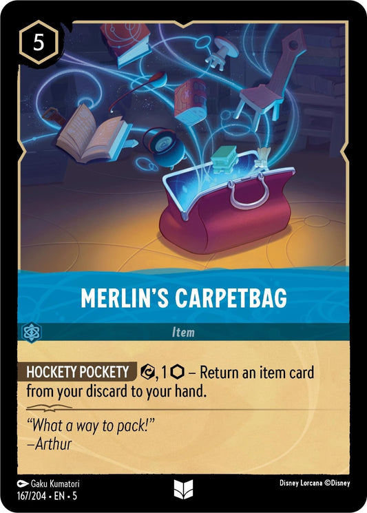 Disney Lorcana - Merlin's Carpetbag (167/204) (Shimmering Skies)