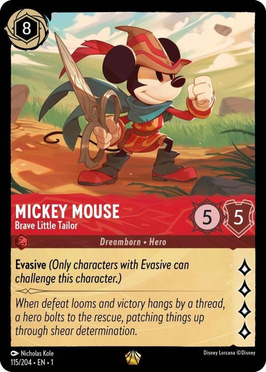 Disney Lorcana - Mickey Mouse - Brave Little Tailor (115/204) (The First Chapter)