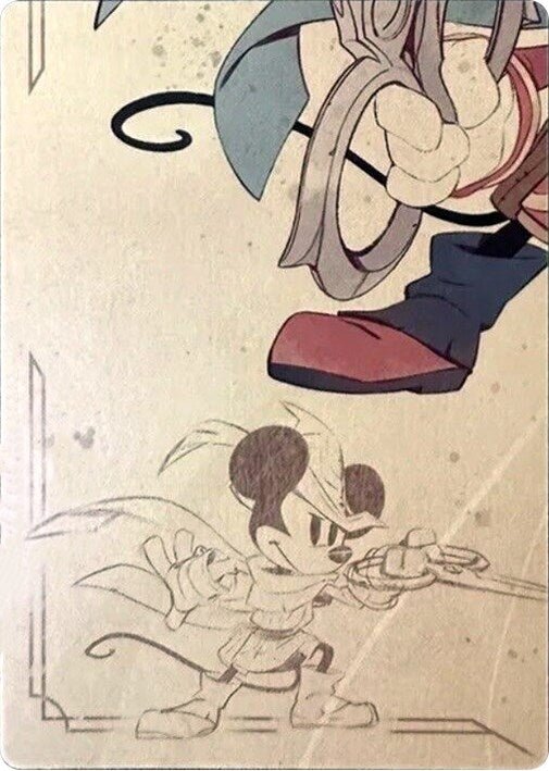 Disney Lorcana - Mickey Mouse - Brave Little Tailor Puzzle Insert (Bottom Left) (The First Chapter)