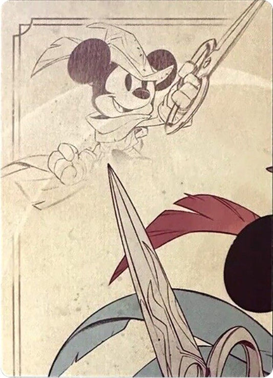 Disney Lorcana - Mickey Mouse - Brave Little Tailor Puzzle Insert (Top Left) (The First Chapter)
