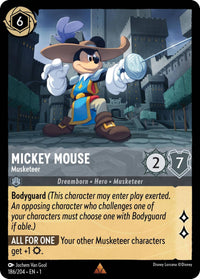 Mickey Mouse - Musketeer (186/204) (The First Chapter) by LAB7 Malta, Europe