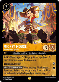 Mickey Mouse - Musketeer Captain (16/204) (Ursula's Return) by LAB7 Malta, Europe