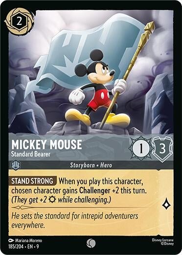 Disney Lorcana - Mickey Mouse - Standard Bearer (185/204) (Fabled)