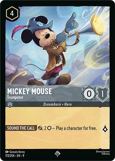 Disney Lorcana - Mickey Mouse - Trumpeter (172/204) (Fabled)