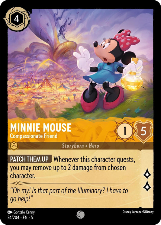 Disney Lorcana - Minnie Mouse - Compassionate Friend (24/204) (Shimmering Skies)