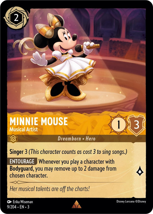Disney Lorcana - Minnie Mouse - Musical Artist (9/204) (Into the Inklands)