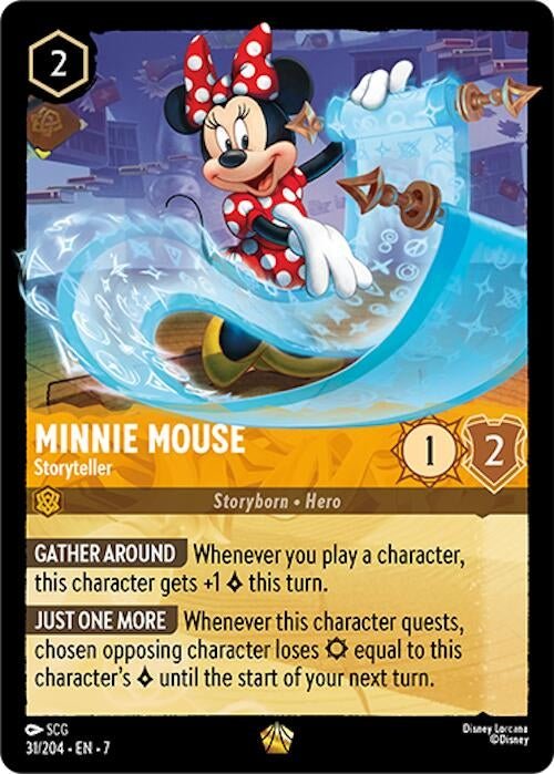 Disney Lorcana - Minnie Mouse - Storyteller (31/204) (Archazia's Island)