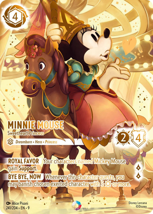 Disney Lorcana - Minnie Mouse - Sweetheart Princess (Iconic) (241/204) (Fabled)