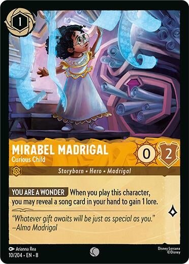 Disney Lorcana - Mirabel Madrigal - Curious Child (10/204) (Reign of Jafar)
