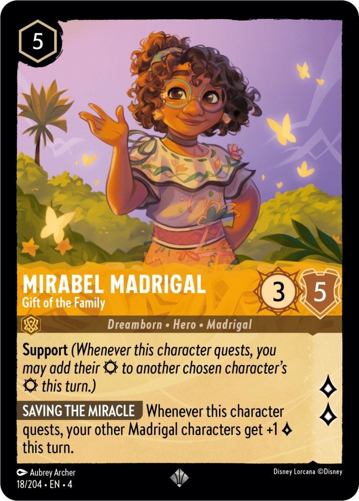 Disney Lorcana - Mirabel Madrigal - Gift of the Family (18/204) (Ursula's Return)
