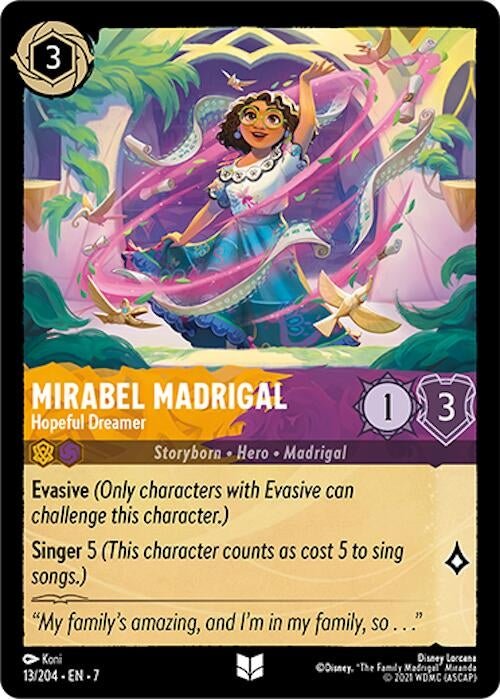 Disney Lorcana - Mirabel Madrigal - Hopeful Dreamer (13/204) (Archazia's Island)
