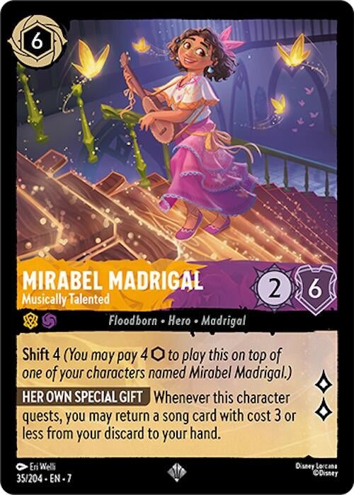 Disney Lorcana - Mirabel Madrigal - Musically Talented (35/204) (Archazia's Island)