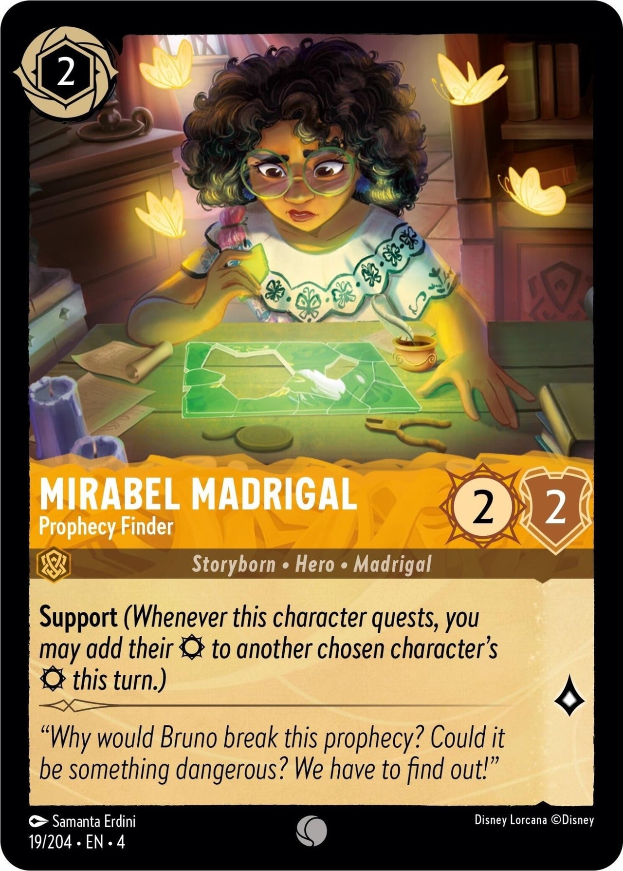 Mirabel Madrigal - Prophecy Finder (19/204) (Ursula's Return) by LAB7 Malta, Europe