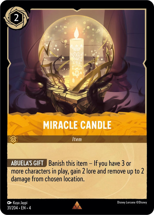 Disney Lorcana - Miracle Candle (31/204) (Ursula's Return)