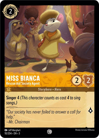 Miss Bianca - Rescue Aid Society Agent (10/204) (Into the Inklands) by LAB7 Malta, Europe