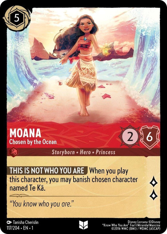 Disney Lorcana - Moana - Chosen by the Ocean (117/204) (The First Chapter)