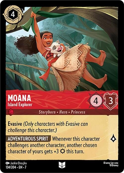Disney Lorcana - Moana - Island Explorer (134/204) (Archazia's Island)