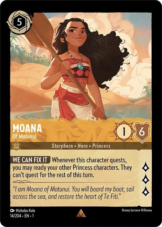 Disney Lorcana - Moana - Of Motunui (14/204) (The First Chapter)