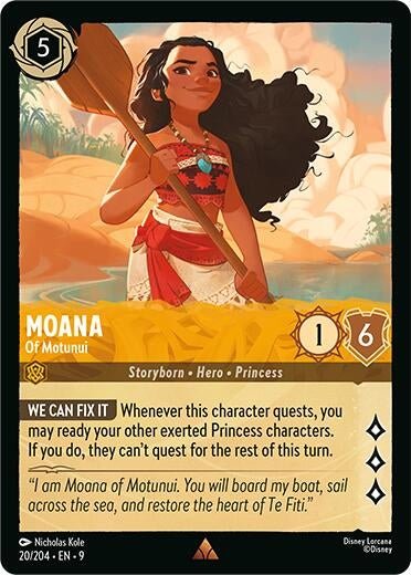 Disney Lorcana - Moana - Of Motunui (20/204) (Fabled)
