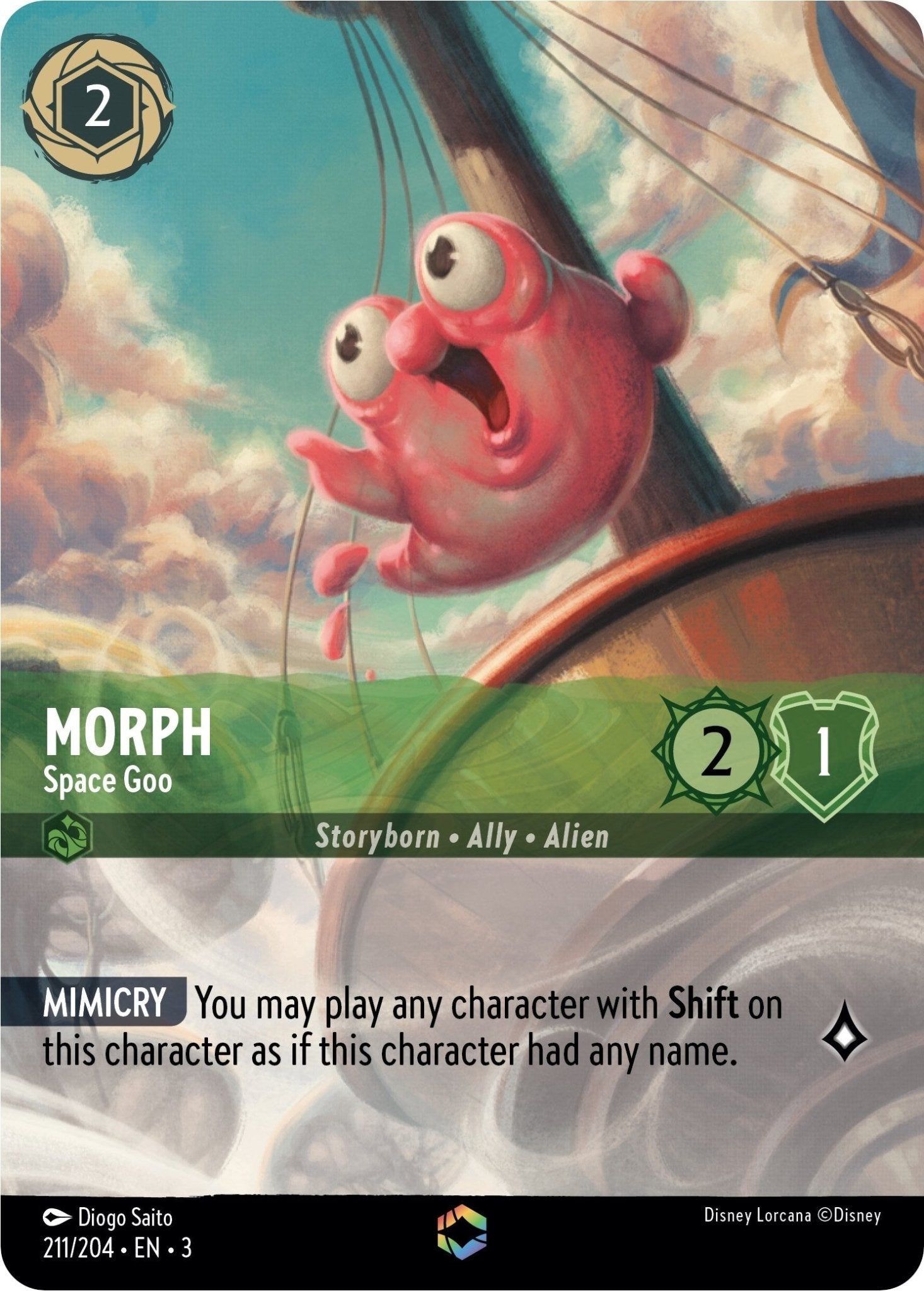 Disney Lorcana - Morph - Space Goo (Enchanted) (211/204) (Into the Inklands)