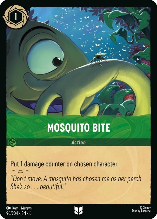 Disney Lorcana - Mosquito Bite (96/204) (Azurite Sea)