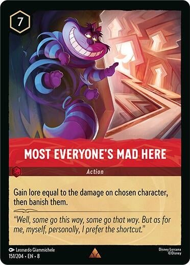 Disney Lorcana - Most Everyone's Mad Here (151/204) (Reign of Jafar)