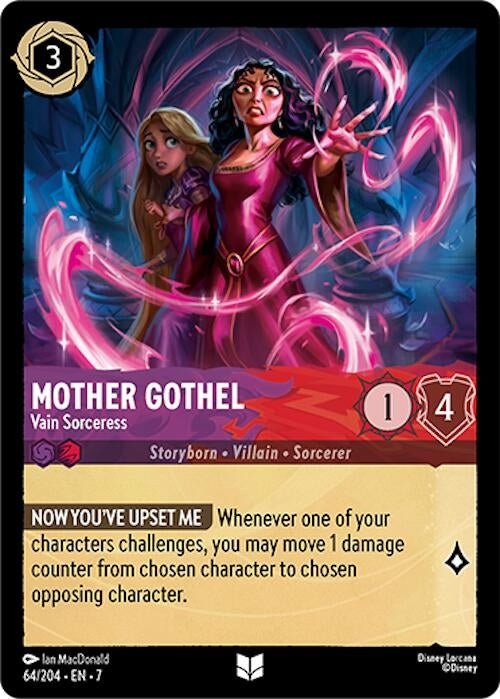 Disney Lorcana - Mother Gothel - Vain Sorceress (64/204) (Archazia's Island)