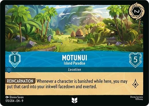 Disney Lorcana - Motunui - Island Paradise (170/204) (Fabled)