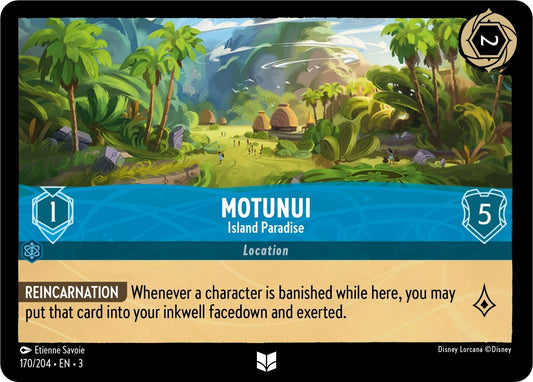 Disney Lorcana - Motunui - Island Paradise (170/204) (Into the Inklands)