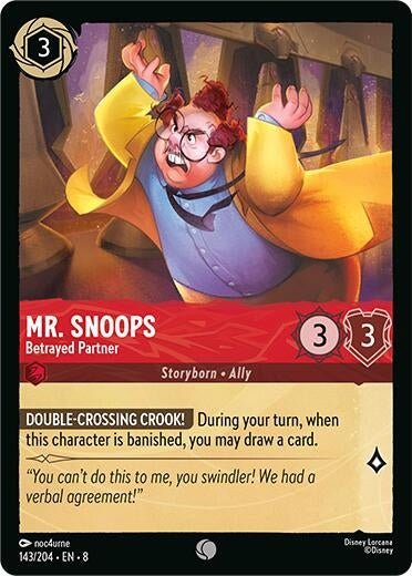 Disney Lorcana - Mr. Snoops - Betrayed Partner (143/204) (Reign of Jafar)