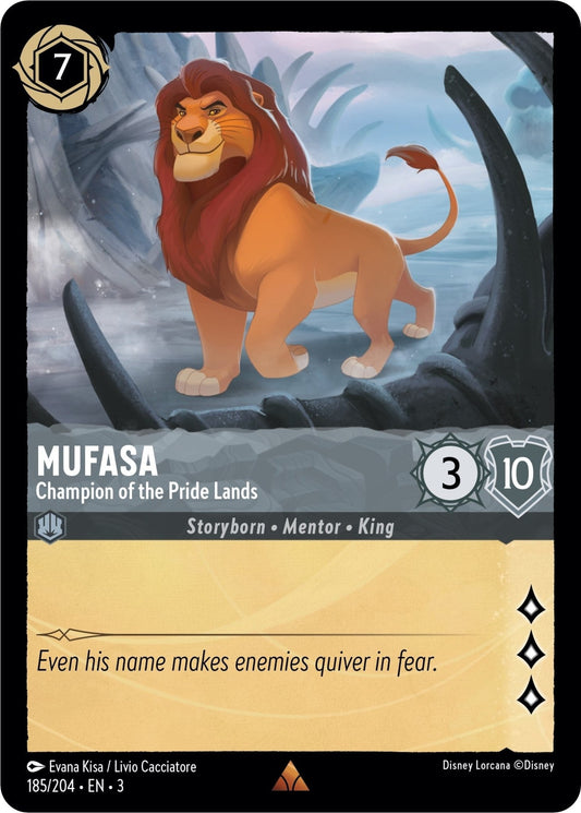 Disney Lorcana - Mufasa - Champion of the Pride Lands (185/204) (Into the Inklands)