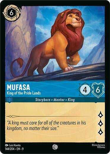 Disney Lorcana - Mufasa - King of the Pride Lands (144/204) (Fabled)