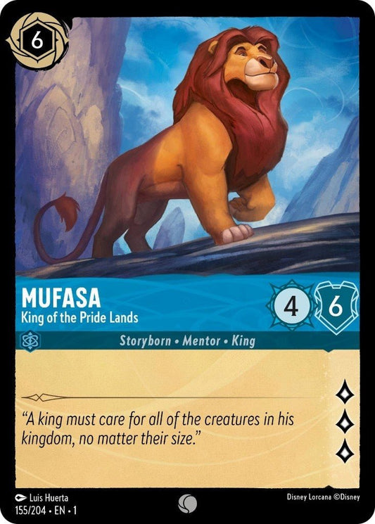 Disney Lorcana - Mufasa - King of the Pride Lands (155/204) (The First Chapter)