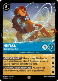 Mufasa - Ruler of Pride Rock (150/204) (Shimmering Skies) by LAB7 Malta, Europe
